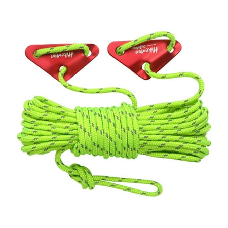 

Fovolat Outdoor Reflective Rope Reflective Camping Utility Rope Sturdy Tent Guylines Cords Ropes With Light Reflection Function gaudily