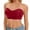 Red, variant on JIKNTTR Bras for Women Comfort Seamless Bra Strapless Bra With Clear Strap Convertible Bra Push Up Padded Underwire Bralette Breathable Push up Bras