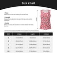 thumbnail image 4 of Uemuo Strawberry Pattern Workout Tank Tops for Women Breathable Moisture-wicking tank top Sleeveless Running Loose Fit Yoga Tops Active Shirts Sports Gym Exercise, 4 of 9
