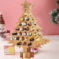 thumbnail image 1 of Nuevo árbol de Navidad-Calendario de Adviento para adultos, estante de vino de vacaciones, regalos de vino y espíritus, decoración navideña, decoración del hogar, 1 of 3