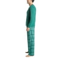 thumbnail image 3 of Muk Luks Soft Knit Matching Family Pajama Set , EvergrnPld/Trees, 1X, 3 of 4