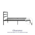 thumbnail image 6 of Signature Sleep Premium Modern Platform Bed with Headboard, Industrial Style, Sturdy Metal Frame with Slats, King, Black, 6 of 15