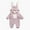 Purple, variant on Newborn Baby Winter Snowsuit - Bear Onesie Outfit Fleece Warm Jumpsuit Romper Hooded Clothes for Infant Girls Boys Coffee 3-6 Months