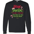 thumbnail image 3 of Inktastic Christmas Dear, Santa Before I Explain How Much Do You Know? Long Sleeve T-Shirt, 3 of 5