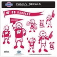 thumbnail image 2 of NCAA Siskiyou Sports Fan Shop Wisconsin Badgers Family Decal Set Large One Size Team Color, 2 of 4