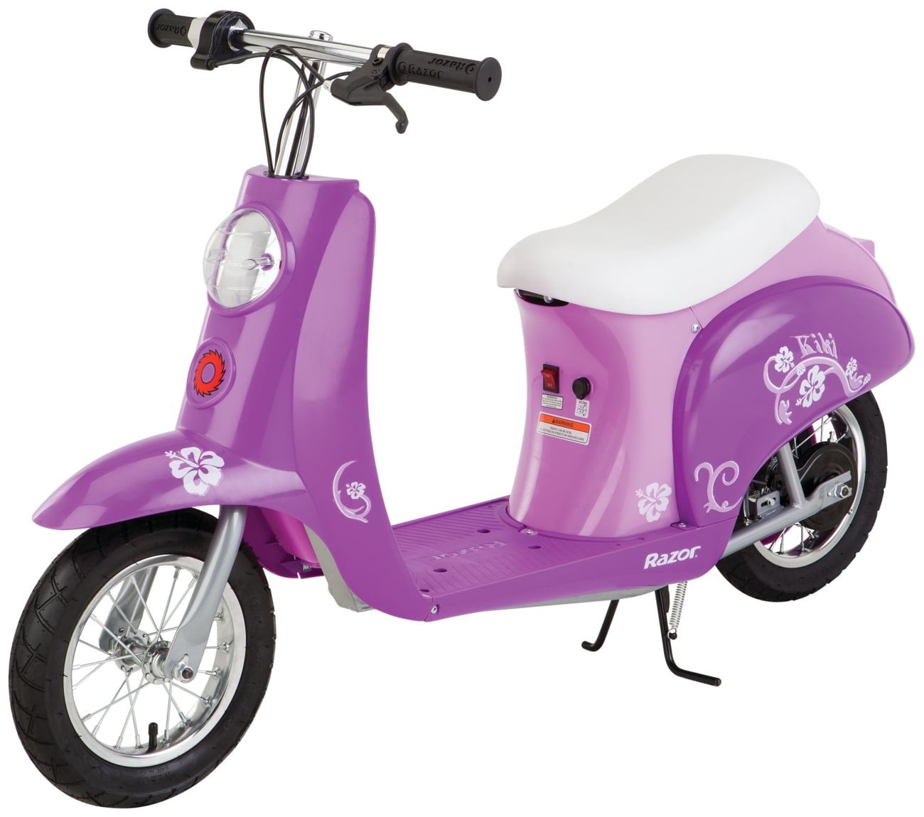 Razor Pocket Mod - Kiki 24V Euro-Style Scooter with Seat, Vintage-Inspired Design, Up to 15 mph and Up to 40 min Ride Time - Walmart.com