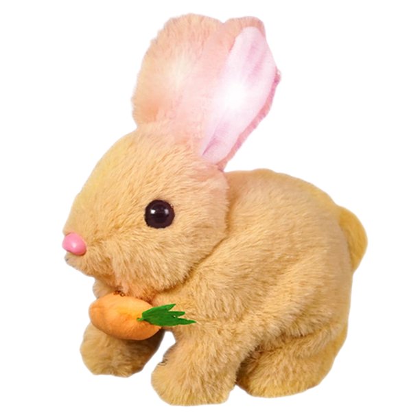 Lindos Interactivos Conejo Eléctrico Plush Canned Toy Simulation Pet Con Sonidos Y Movimientos Regalos Pascua para