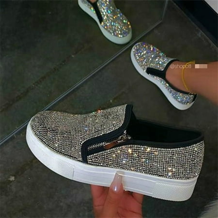 Slip On Shoes for Women - Flat Platform Fashion Loafers