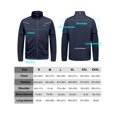 thumbnail image 6 of Little Donkey Andy Men's Softshell Jacket - Lightweight, Waterproof, Detachable Sleeves for Golf, Hiking, Cycling, and Running Blue L, 6 of 7