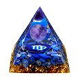 thumbnail image 3 of Cristales Orgonita Pirámide Resina epoxi Energía Curación Ornamento (Virgen) Likrtyny Libre de BPA, 3 of 8