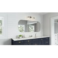 thumbnail image 3 of Trans Globe Lighting 22223 Polverini 3 Light 24" Wide Bathroom Vanity Light - Nickel, 3 of 7