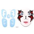 thumbnail image 4 of 6 Styles Set Stencils For Face Painting,PET Reusable  Stencils For Face Paint Stencils Body Painting Template DIY, 4 of 8