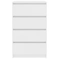 thumbnail image 2 of vidaXL Sideboard White 60x35x98.5 cm Engineered Wood, 2 of 4