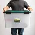 thumbnail image 5 of Remington® 74 Qt. Plastic Storage Bins with Sealed Lids, Clear Gasket Box, Airtight Containers 4Pk, 5 of 9