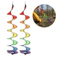 thumbnail image 1 of Molino de viento con espiral de arcoíris, colorido carillón de viento para jardín, hogar, exterior, tienda de campaña, decoración, 1 of 9