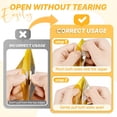 thumbnail image 7 of CCOCC 100 Pcs Resealable Mylar Bags with Frosted Clear Window Smell Proof Packaging Bags Foil Pouch Zip Treat Bag for Food Self Sealing Storage Supplies(Golden,2.75×3.93), 7 of 7