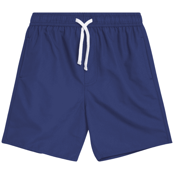 Quad Seven Boys Swim Trunks Basic Solid Quick Dry Board Shorts Bathing Suit with Mesh Lining