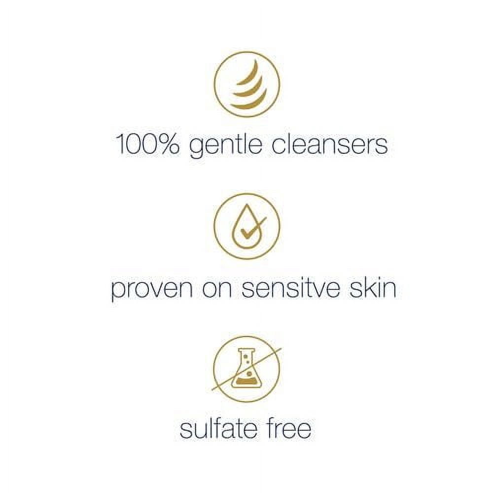 Dove Instant Foaming Body Wash 4 Count For Soft, Smooth Skin Deep Moisture Cleanser That Effectively Washes Away Bacteria While Nourishing Your Skin, White, 13.5 Oz Packaging May Vary - Pack of 2