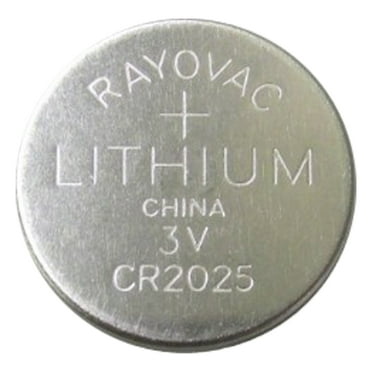 Rayovac CR2025 3V Lithium Coin Cell Battery Compatible with RV2025