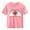 Pink, variant on Kids White T-Shirt for Girls with Heart Print, 100% Cotton Short Sleeve Tee, Casual Top for Ages 4-10,Size 4 T