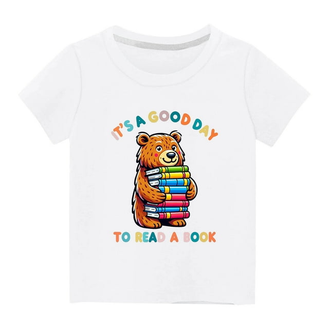 TopLLC Manches Courtes Col Rond Blouses & Chemises Chemises pour Enfants T-Shirt Graphique Manches Courtes Col Rond Crop Top pour 3-14 Ans Filles et Garçons T-Shirt Tee Blouse Fille