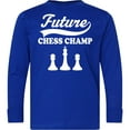 thumbnail image 3 of Inktastic Future Chess Champ Game Champion Long Sleeve Youth T-Shirt, 3 of 5