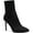 Black, variant on INC Womens Vidalia Knit Dressy Ankle Boots