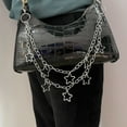 thumbnail image 3 of LYMAYTER Star Pattern Waist Chain Punk Pants Chain - Metal, Geometric, Hip - Hop, 3 of 6