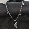thumbnail image 4 of KAKOWELY Collar con dije de ángel Cupido y corazón de amor, cadena para clavícula, joyería para mujer, 4 of 5