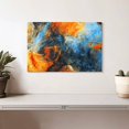 thumbnail image 2 of Elephant Stock Abstract Lava Swirls Wall Art - Horizontal Canvas Wall Art - Living Room Wall Decor - Abstract Canvas - Blue And Orange Decor - 12" x 8", 2 of 8