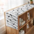thumbnail image 6 of Table Runners 72 Inches Long Dress Scarves, Black Branches Birds Farmhouse Kitchen Table Runner, Coffee Tablerunners, Modern Abstract Forest Silhouettes 16x72 Inch, 6 of 9