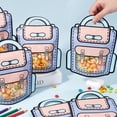 thumbnail image 3 of 20 bolsas de regalo tipo mochila de 18 x 21 cm, bolsas de regalo de dibujos animados para fiestas, bolsas de regalo reutilizables para fiestas de cumpleaños con asa, bolsas de dulces, 3 of 6