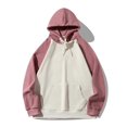 thumbnail image 2 of WEAIXIMIUNG Mama Sweatshirt Plus Size 4X Womens Casual Long Sleeve Solid Knitting Ribbed Print Hoodie Sweatshirts with Pocket Matching Color Sweatshirts, 2 of 7