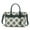 Olive, variant on MKF Collection Vivian Plaid Vegan Leather Women's Satchel Bag, Elegant Top-handle Purse Handbag by Mia K - Black