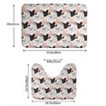 thumbnail image 3 of Yiaed Pigs Print Bathroom Mat Set 2 Pieces Mat Anti-Skid Pad Ultra Soft and Absorbent Bathroom Bath Mat Contour Bath Rugs for Toilet Base, 3 of 6