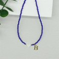 thumbnail image 1 of Gargantilla Bohemia hecha a mano con cuentas de colores para mujer, collar con colgante de letras de acero inoxidable, accesorios de joyería de playa con corazón de concha, 1 of 4