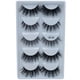thumbnail image 1 of Pestañas naturales, pestañas postizas, pestañas cortas, pestañas postizas de visón tenues, 5 pares de pestañas postizas naturales, maquillaje natural, cejas postizas negras gruesas., 1 of 3