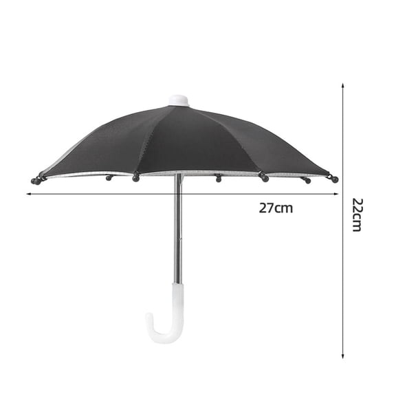 Portable Mini Art Deco Umbrella - Stylish Sunshade for Rain and Sun Protection, Unique Design for Everyday Use