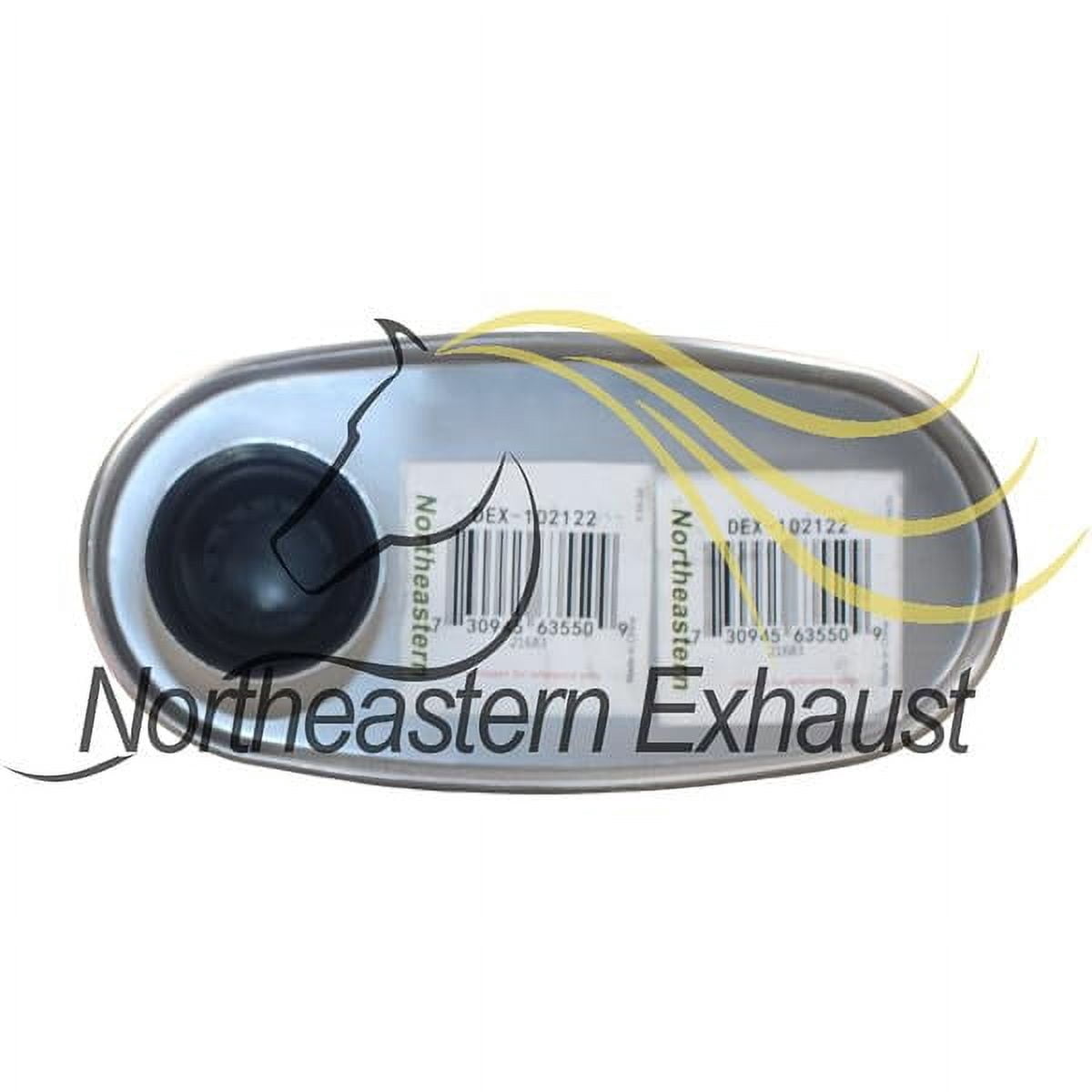 Stainless Steel Exhaust Center Muffler for 2007-2010 Saturn Outlook 3.6L Direct Fit