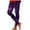 Yellow, variant on Halloween Leggings for Women Elastic High Waist Slim Fit Spooky Print Tights Pants Workout Yoga Pants