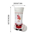 thumbnail image 3 of Calcetines Decorativos Navideños con Diseño de Muñeco de Nieve para Ancianos, Calcetines Blancos para Regalo, Decoración Colgante para Chimenea Del Hogar., 3 of 4