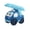 Blue, variant on Cartoon Friction Powered Construction Vehicles Toys, Push and Go Car Toys for Kids, Early Educational Toy Cars for Boys Girls Birthday Gift,Orange