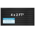 thumbnail image 2 of Garage Storage PVC Slatwall Panels 8 sqft Wall Panels Garage Wall Organizer Storage System 4 ft x 2ft Garage Wall Panels, 2 Pcs, 2 of 9