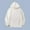 White, variant on Hoodie for Men, Solid Color Long Sleeve Hooded Sequin Pullover Hoodie