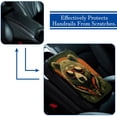 thumbnail image 5 of Bear Soft Comfortable Furry Printed Car Armrest Mat 12.5x8.2 Inch Armrest Accessories Car Armrest Pad, 5 of 6