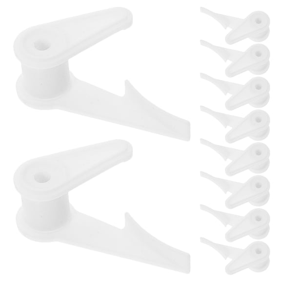 KONTONTY Hemoton 20 Pcs Lamp Shade Clips and Light Fixture Parts Plastic Fixed Clips for Recessed Lighting and Lamp Shade Holder Accessories