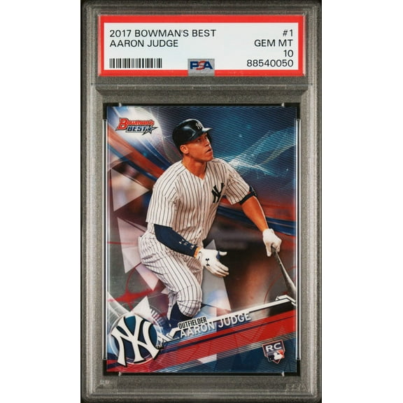 Graded 2017 Topps Bowmans Best Aaron Judge #1 Rookie RC Baseball Card PSA 10 Gem Mint