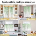 thumbnail image 5 of Green Polka Dots Kitchen Curtains Window Panels, Vintage Abstract Art Watercolor Insulated Window Treatment Curtain, Grommet Curtains for Bedroom/Living Room/Bathroom, 2 Piece 42"Wx54"L, 5 of 8