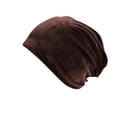 thumbnail image 1 of pitrice Autumn/Winter Velvet Women Beanies Solid Color Ears Protection Causal Warm Hat Cap, 1 of 3
