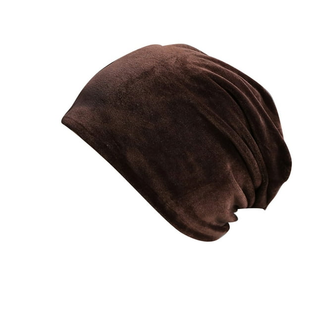 pitrice Autumn/Winter Velvet Women Beanies Solid Color Ears Protection Causal Warm Hat Cap